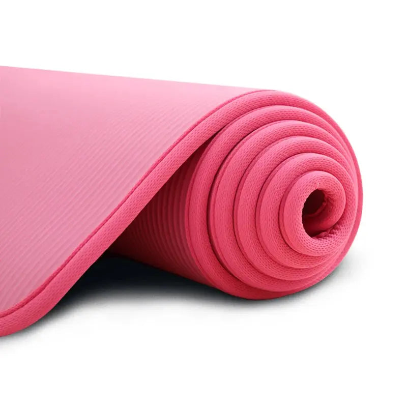 YECOKISO 10MM Extra Thick 183cmX61cm Yoga Mats NRB Non-slip Exercise Mat Fitness Tasteless Pilates Workout Gym Mats with Bandage My Store