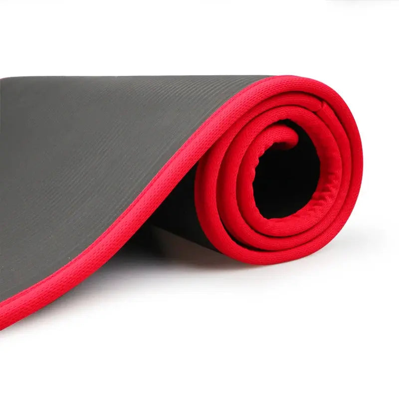 YECOKISO 10MM Extra Thick 183cmX61cm Yoga Mats NRB Non-slip Exercise Mat Fitness Tasteless Pilates Workout Gym Mats with Bandage My Store