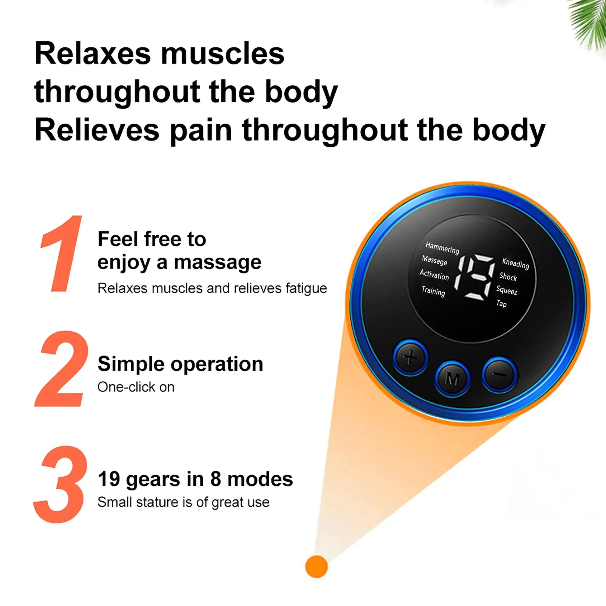 Neck Massager Mini Electric Neck Massage EMS Cervical Back Vertebra Massage Patch 8 Modes Relieve Relax Muscle Fatigue Tools My Store